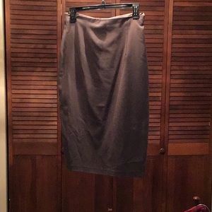 skirt/dark grey/ zipper back with split